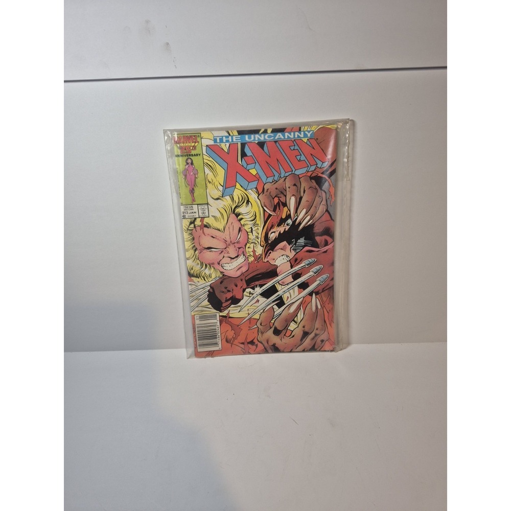 Uncanny X-Men #213  1987 🔑 Psylocke Joins & Mr. Sinister Cameo  Newsstand